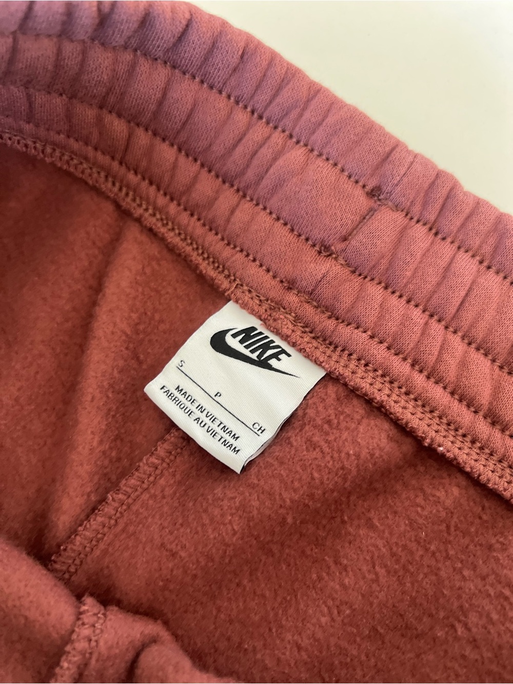 Nike Dusty Mauve Swoosh Sweatpants - Picture 6 of 6